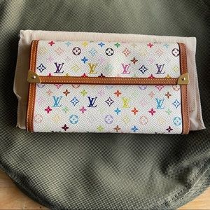 lv tresor multicolor trifold